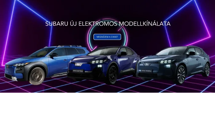 A Subaru új elektromos modellkínálattal lép piacra Európában